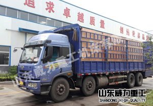 山東威力重工發(fā)車圖